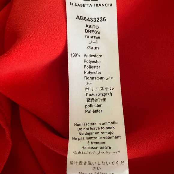 Elisabetta Franchi A-Line Mini Dress, Size 42/S - Picture 6 of 6